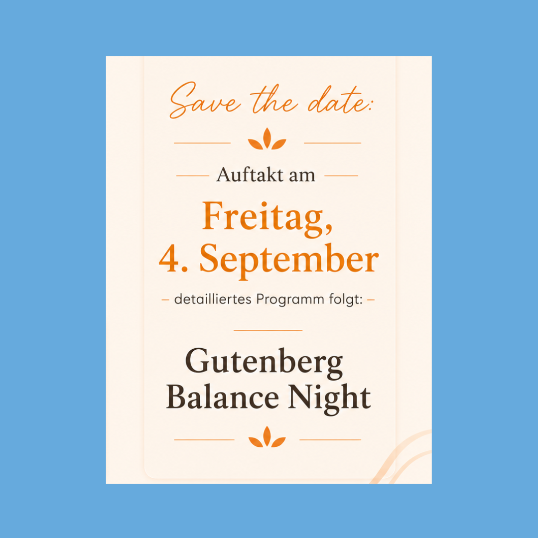 Gutenberg Balance Night