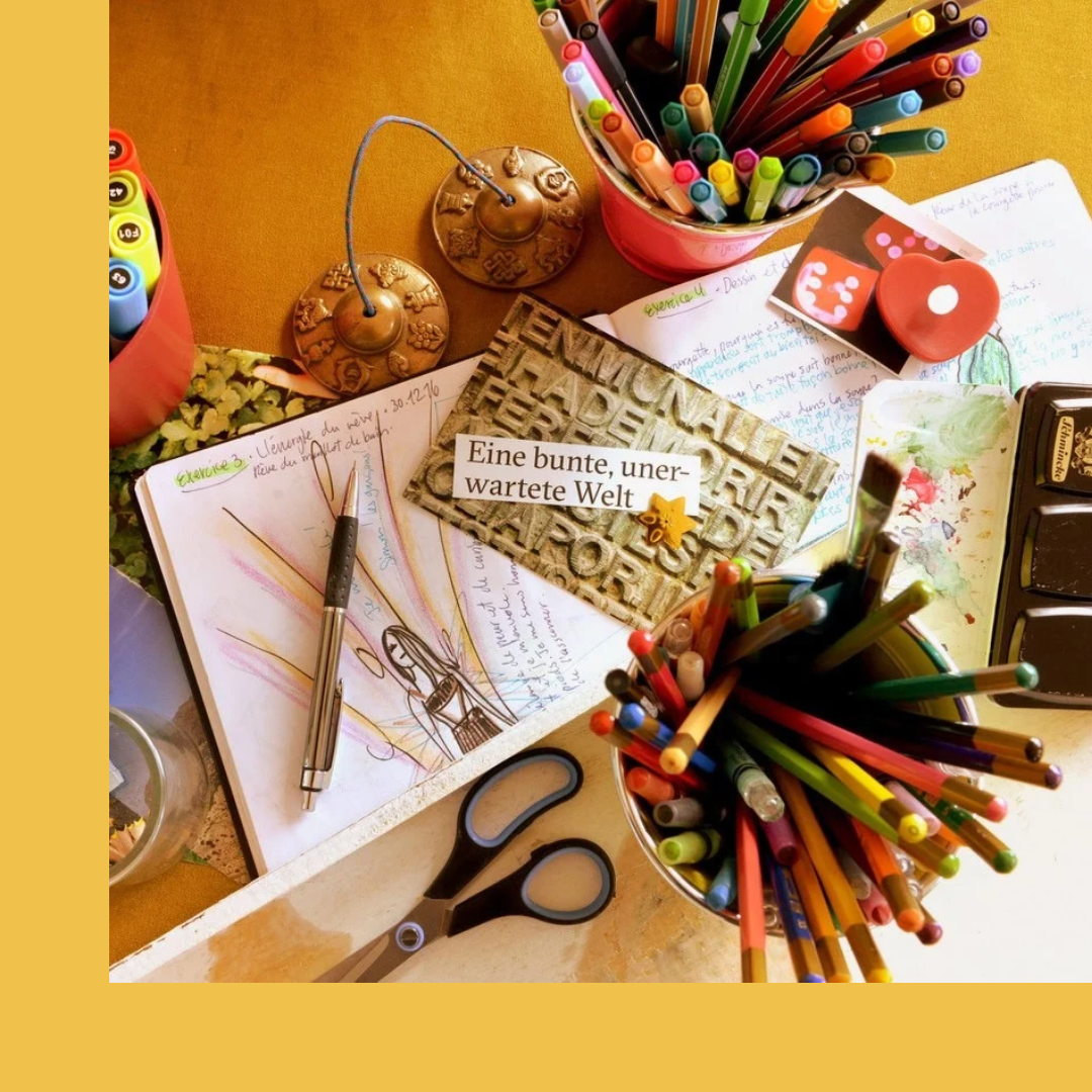 Offline. Kreativ. Bei dir. Kreatives Journaling